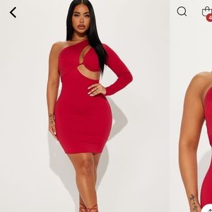 Jocie one shoulder mini dress